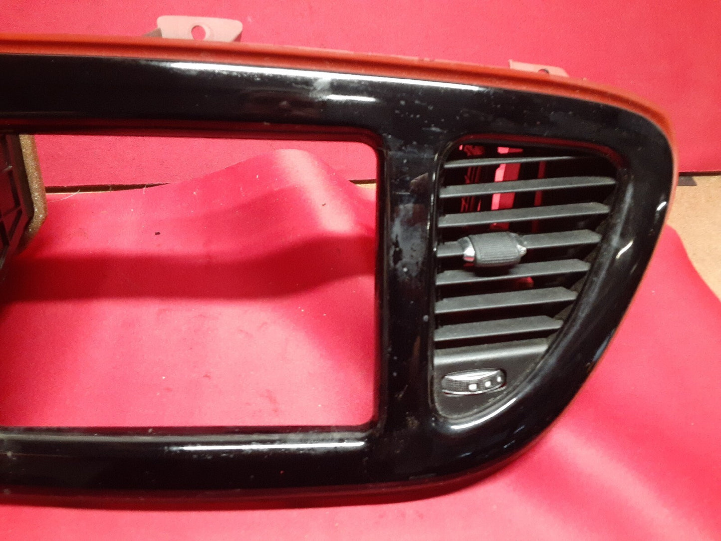 2013 - 2016 Dodge Dart Speedometer Instrument Dash Radio Bezel w/ Red 1ZV22LR5AB