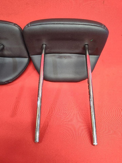 2008-2014 Subaru Tribeca REAR 2nd Second Row Headrest Set Black Leather