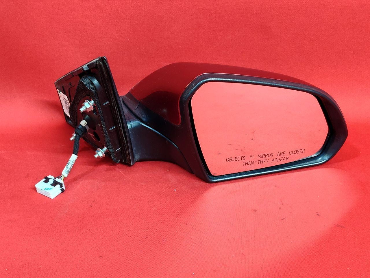 2015-2017 Hyundai Sonata RIGHT PASSENGER Door Wing Mirror Heated TR Venetian Red