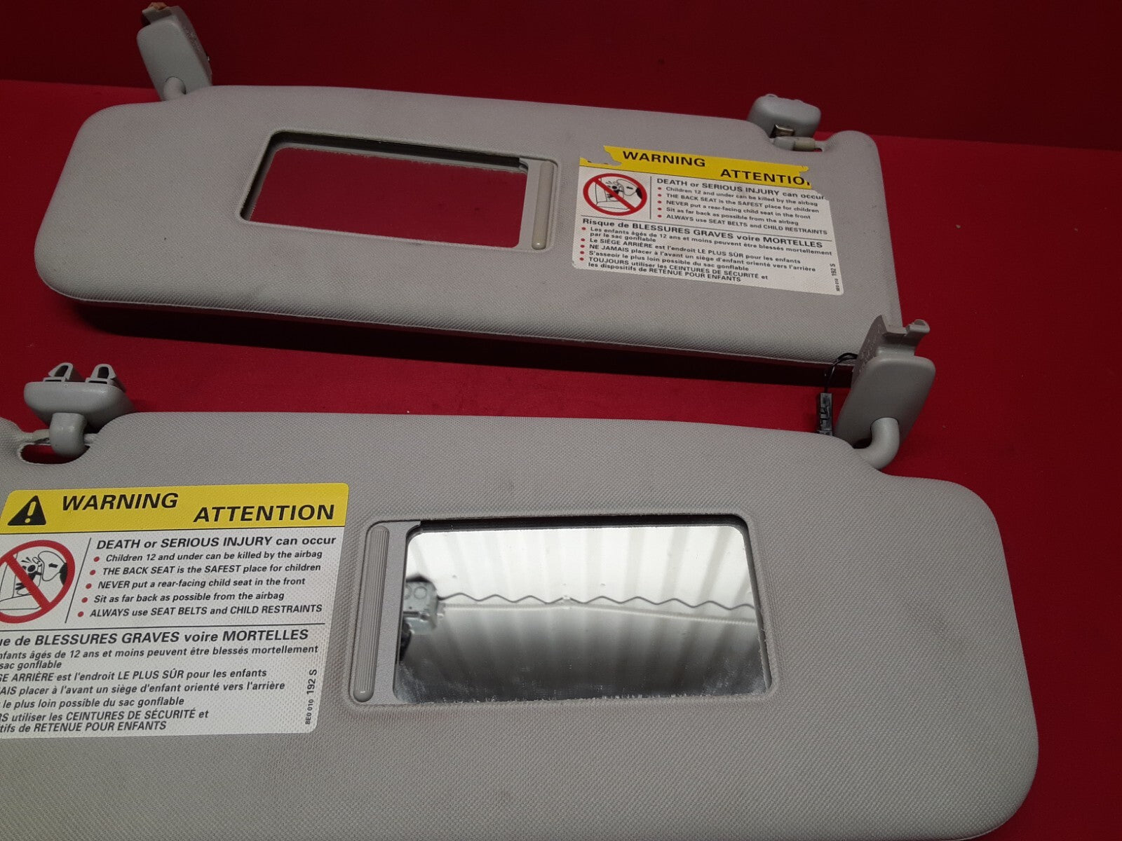 2001 - 2005 Audi Allroad Quattro Sun Visor Shade SET Cloth w/ Garage Opener