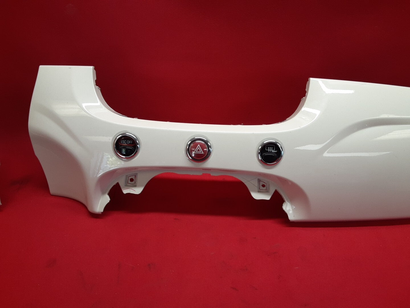 2013-2019 Fiat 500e Instrument Panel Trim Bezel White 1VH561W9AB