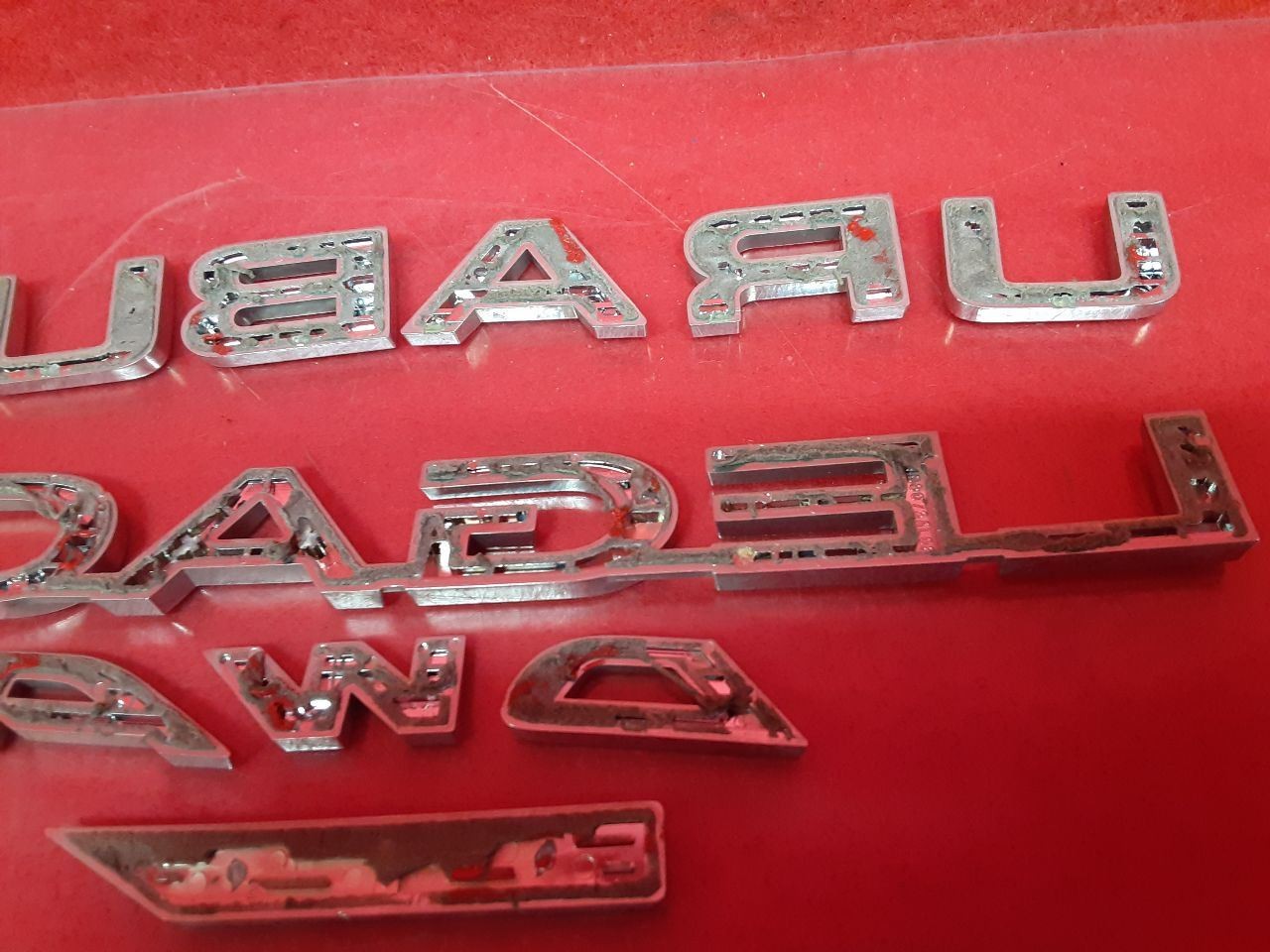 2015-2019 Subaru Legacy Sedan 2.5L H4 Symmetrical AWD Rear Emblem Badging Set