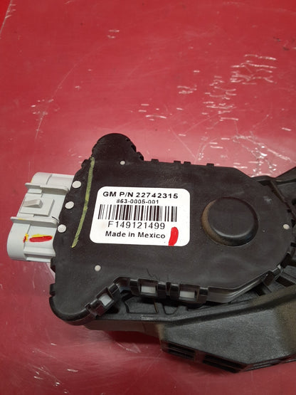 2012-2016 Chevrolet Impala Accelerator Pedal Assembly 22742315