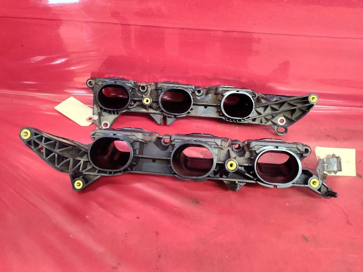 2012-2018 Mercedes Benz SEDAN V6 Lower Intake Manifold Plenum Flange Set - 110k