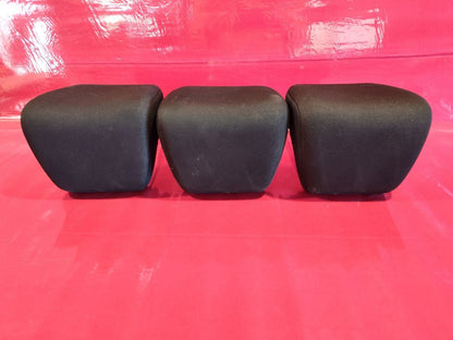 2007 2008 2009 Suzuki SX4 Rear Headrest Set of Three Black Cloth