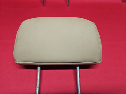 2001 - 2006 Mitsubishi Montero Limited REAR Headrest SET OF TWO Beige Leather