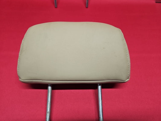 2001 - 2006 Mitsubishi Montero Limited REAR Headrest SET OF TWO Beige Leather