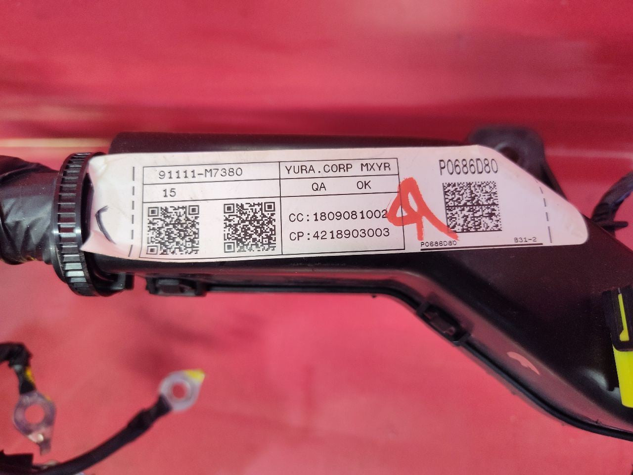 2019-2021 Kia Forte 2.0L NU A/T Instrument Panel Dash Wiring Harness Complete