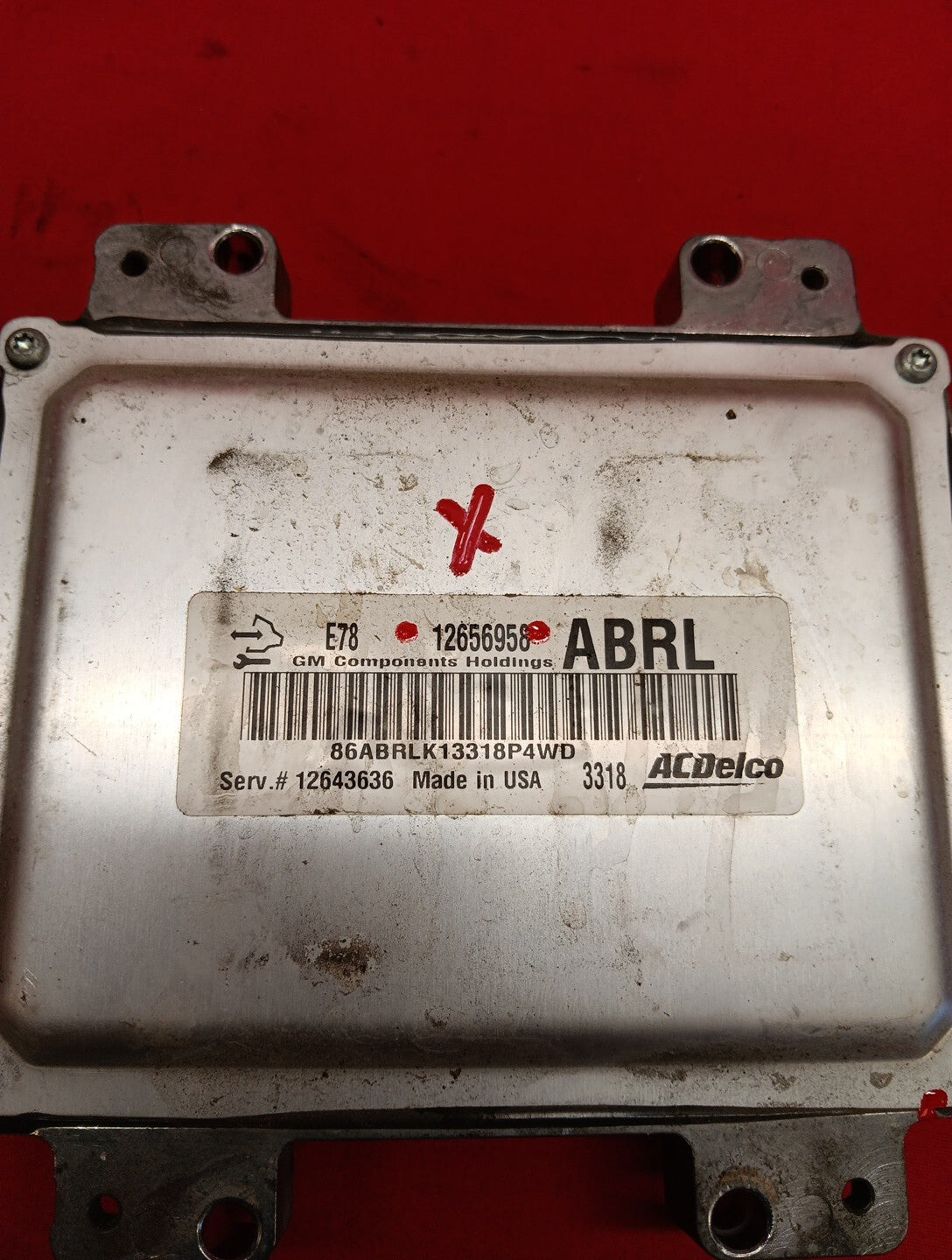 2014 Chevrolet Cruze ECM ECU Engine Control Module 12656958