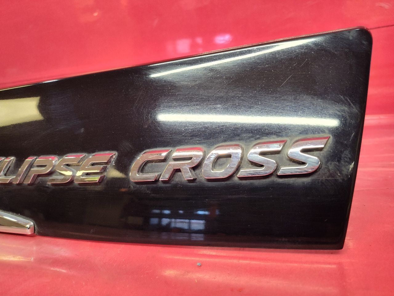 18-20 Mitsubishi Eclipse Cross SE/SEL Liftgate Hatch Emblem Trim Panel X42 Black