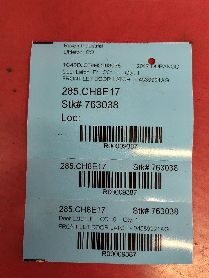 2011-2026 Durango 11-22 Grand Cherokee FRONT LEFT DRIVER Door Latch Actuator