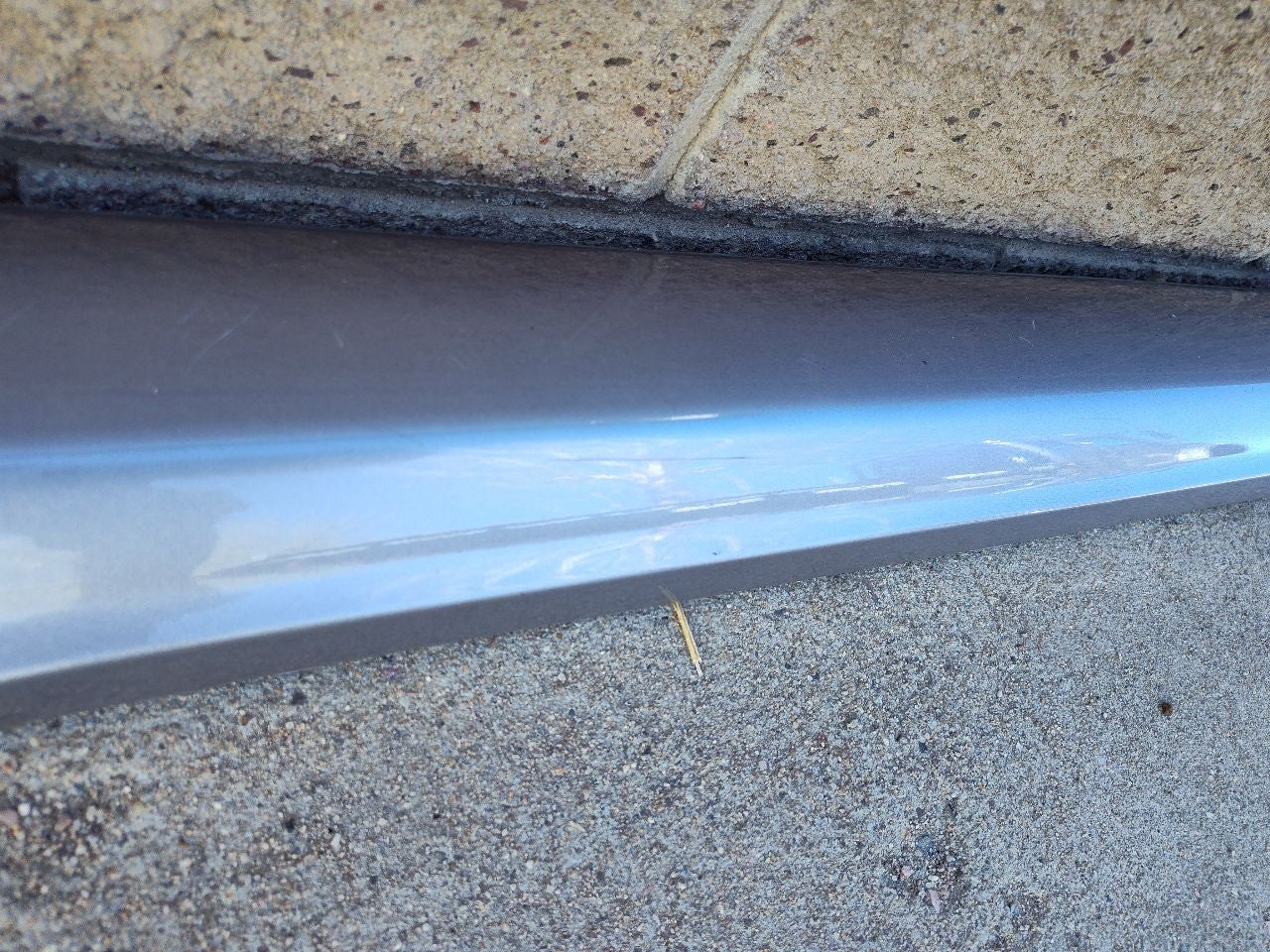2012-2019 Fiat 500 FRONT LEFT DRIVER Rocker Panel Molding PSC Pompei Silver
