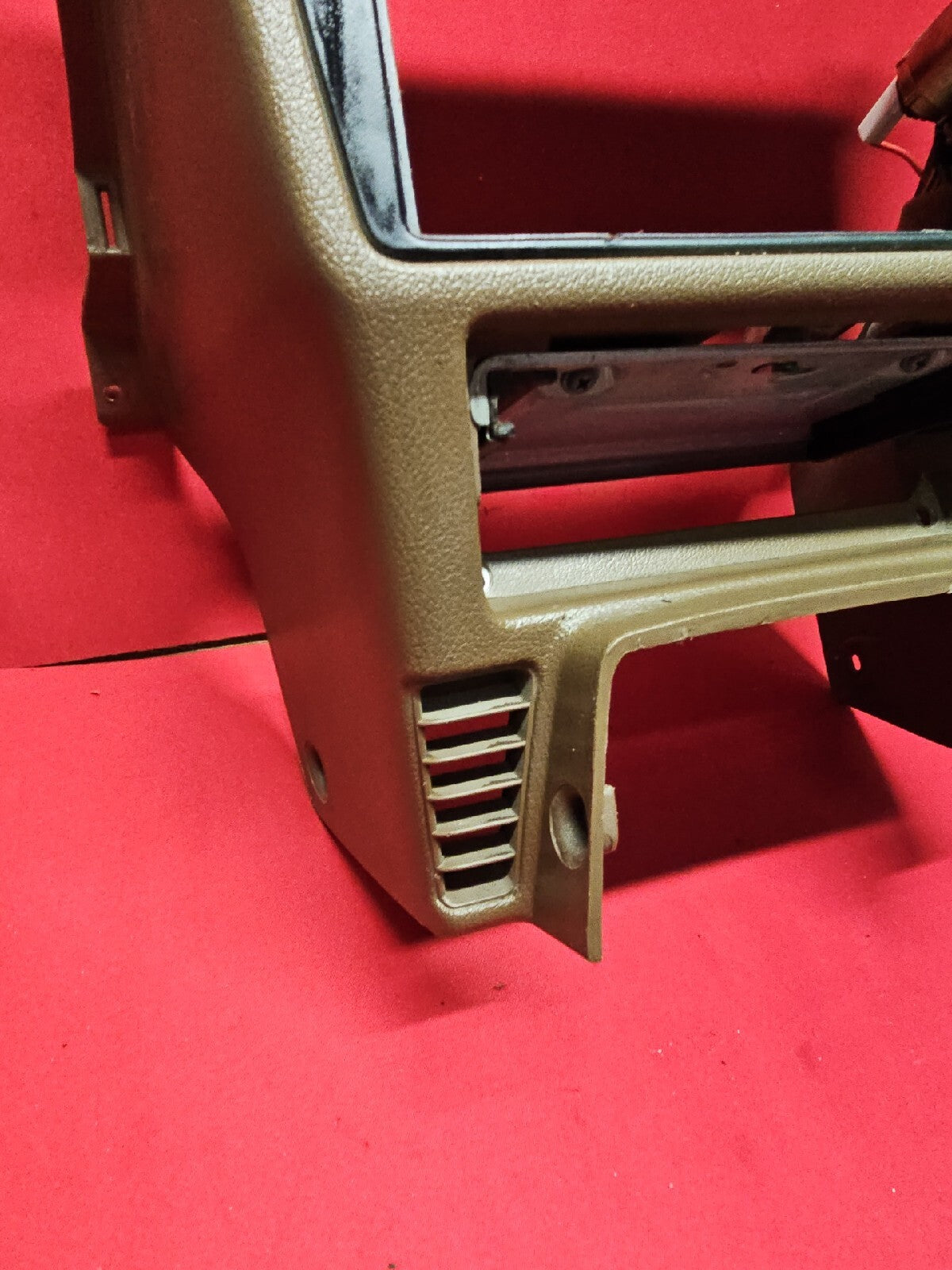 1986 1987 1988 1989 Toyota Celica Dash Radio Climate Bezel Surround Trim Brown