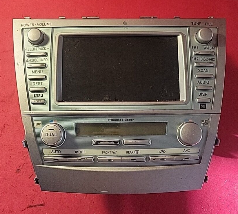 2007 2008 2009 Toyota Camry Navigation Display Climate Assembly 86120-06460