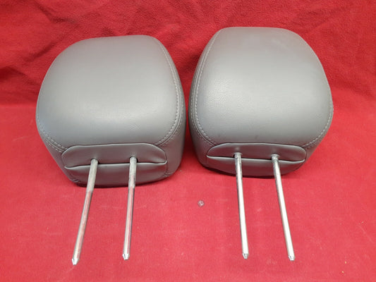2004 2005 2006 Acura MDX Touring FRONT Left & Right Headrest Set Moon Lake Gray