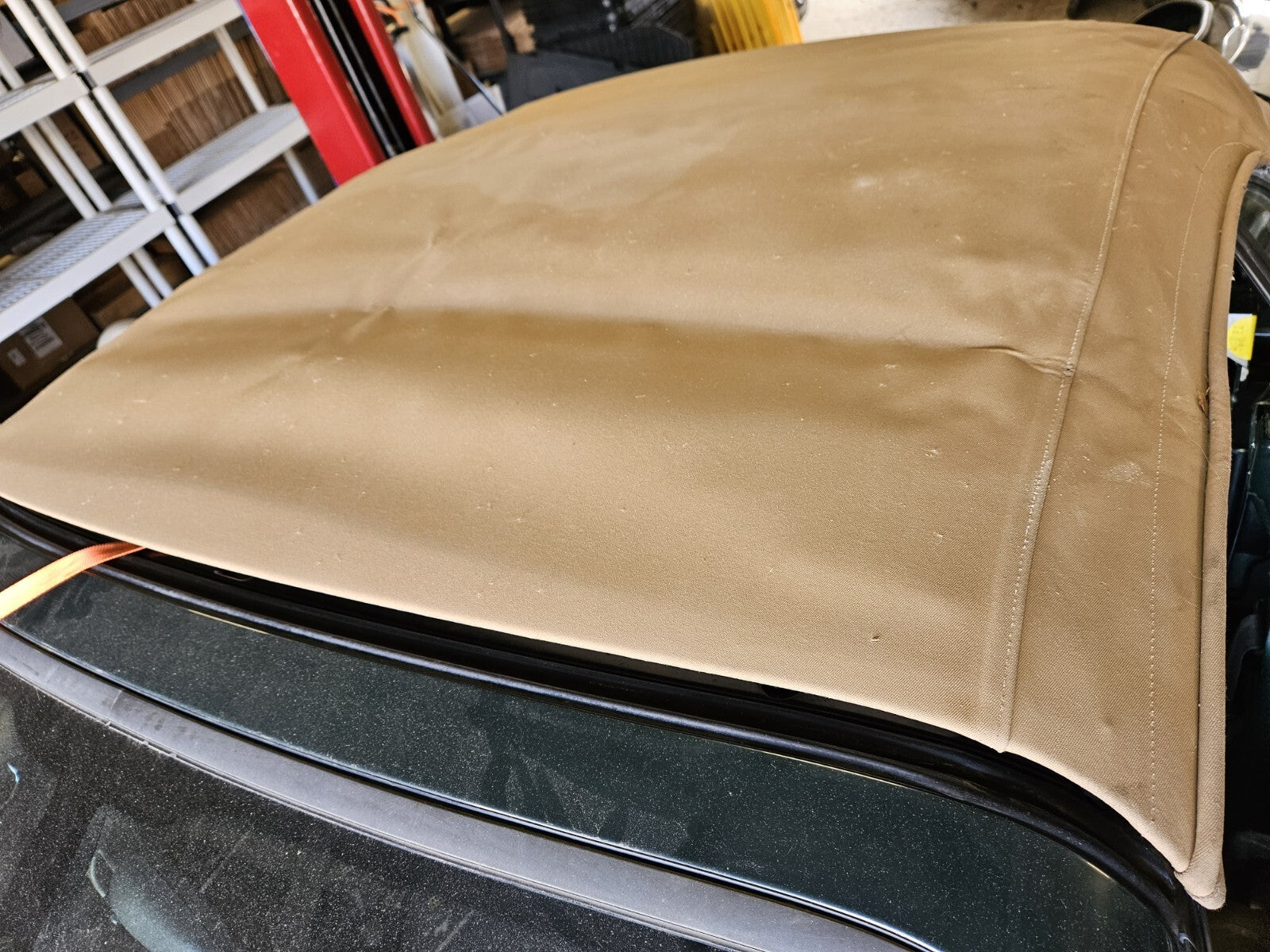1997 - 2006 Jaguar XK Series XK8 Convertible Top - Tan - Great Shape