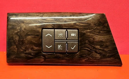 2006 - 2011 Cadillac DTS Driving Info Control Switch w/ Dark Bubinga Bezel