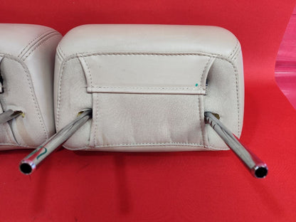 2011-2014 Chrysler 300 Front Left Right Seat Headrest Tan Frost Beige Leather