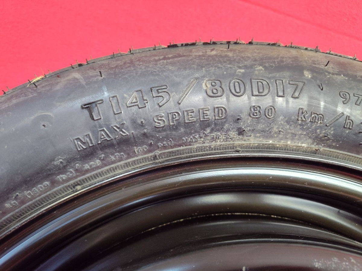 2012-2020 Chrysler Dodge Small Van 17x4 Compact Emergency Spare Tire Donut