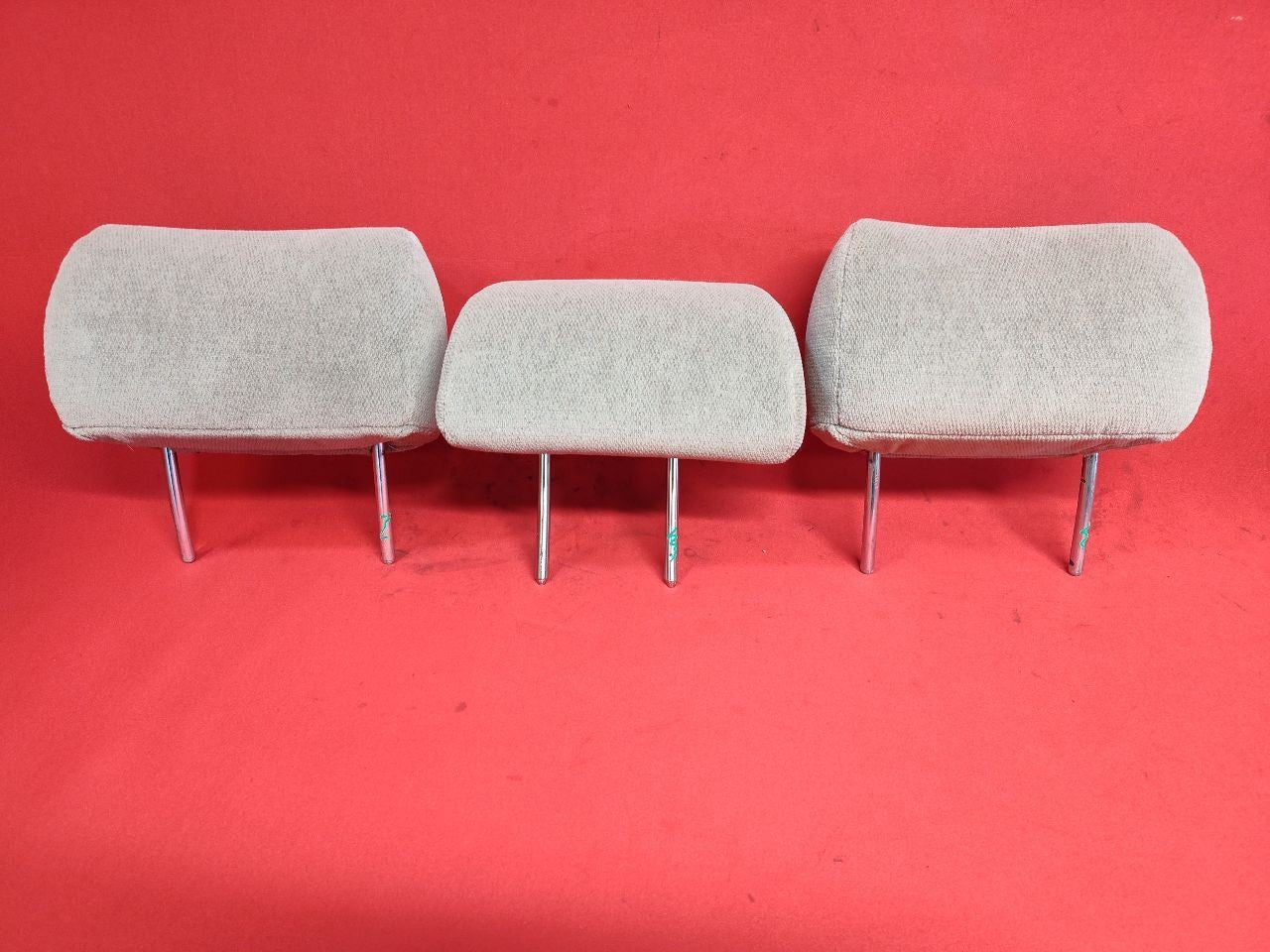 2000-2004 Subaru Outback / Legacy 03-04 Baja Wagon REAR Headrest Set BEIGE Cloth