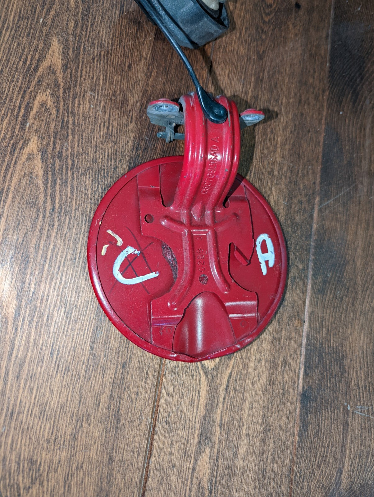 2009 - 2020 Dodge Journey Gas Fuel Filler Door Lid PRA Brilliant Red Tri-Coat