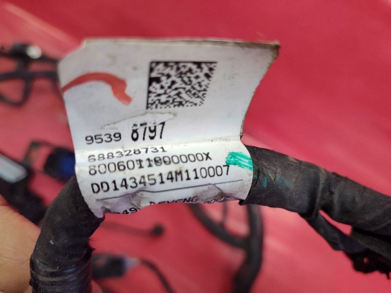 2015 Chevrolet Chevy Spark EV Electric CBT Fast Charge Engine Wiring Harness 69k