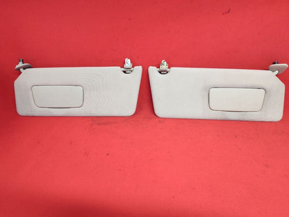 2002-2006 Toyota Camry Basic Mirror Sun Visor Shade Set Beige Taupe Cloth