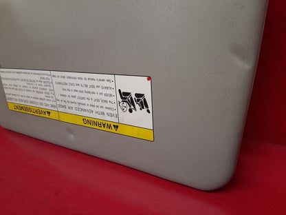 2007 - 2013 Suzuki SX4 Left Driver and Right Passenger Side Vinyl Sun Visor Set