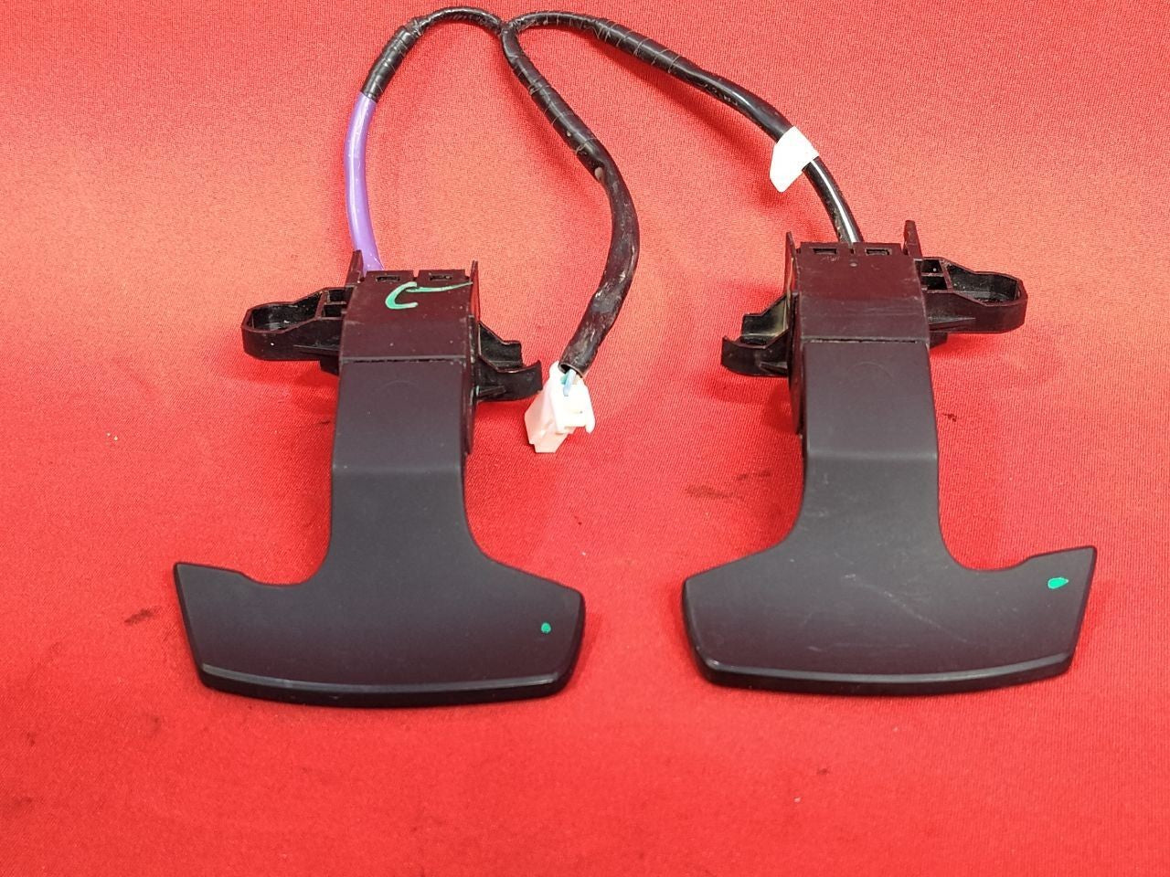 2012-2016 Subaru 2.0L Steering Wheel Auto Trans Shifter Paddle Set /w Jumper