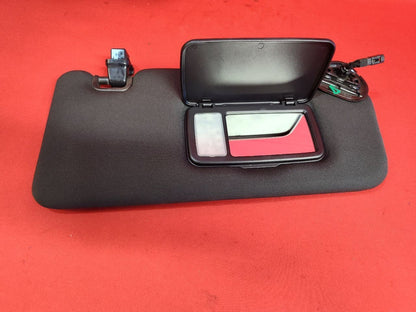 2015-2021 Subaru WRX STI Left Right Sun Visor Shade Set Black Cloth Illuminated