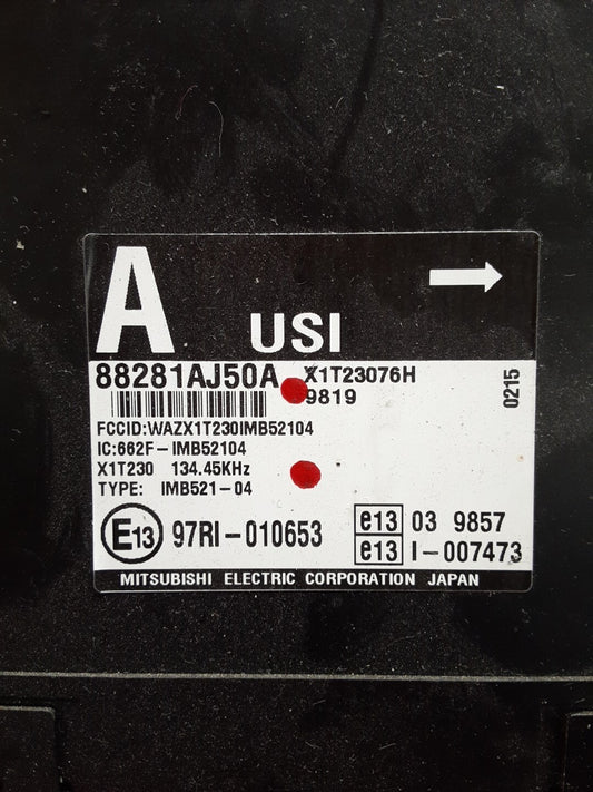 2010-2014 Subaru Outback Anti-Theft Integrated Module 88281AJ50A