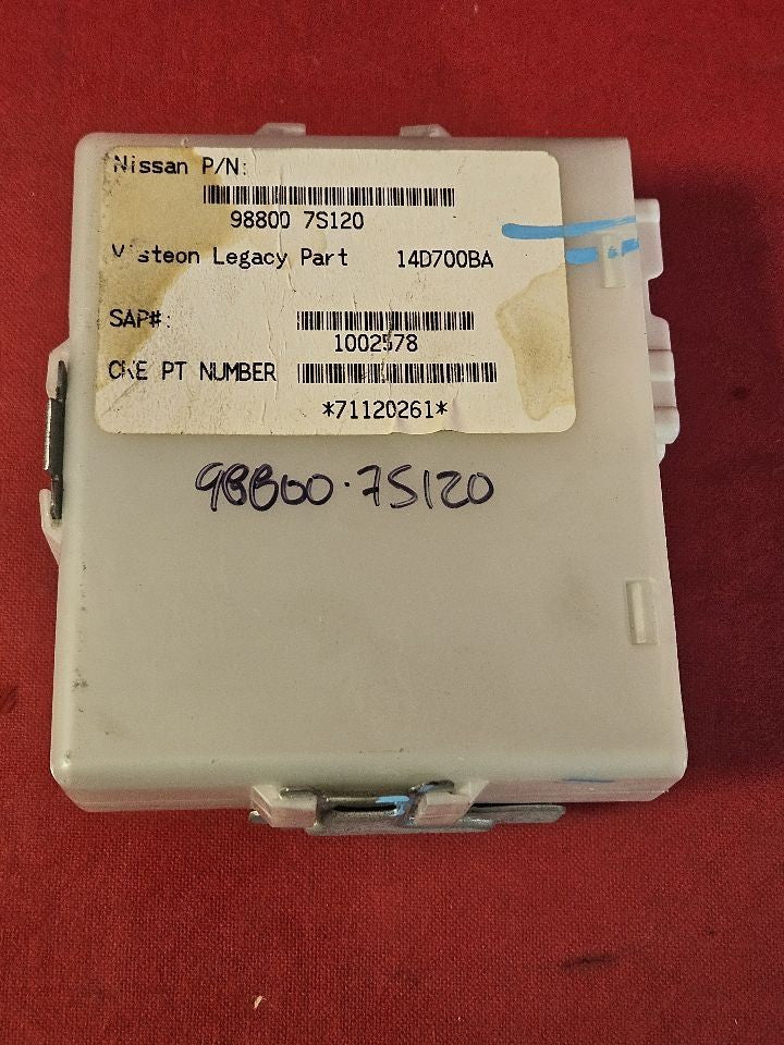 2005-2009 Nissan Pathfinder 05-10 Titan LEFT DRIVER Seat Memory Control Module
