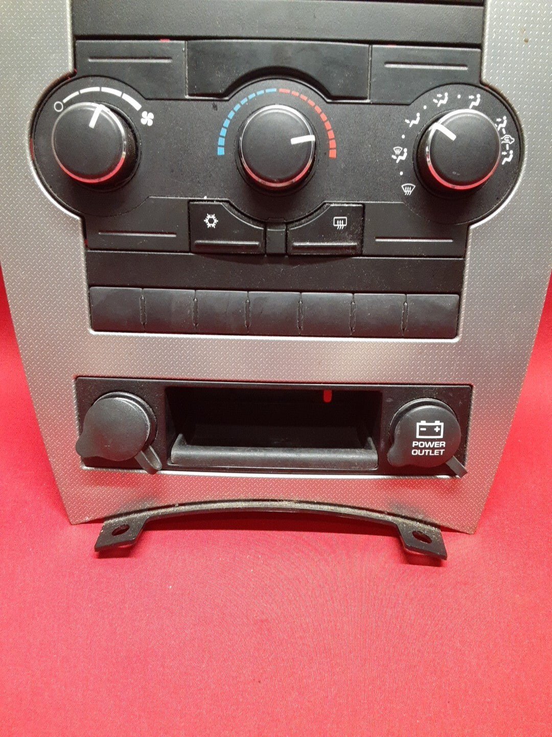 08 09 10 Mopar Jeep Grand Cherokee/Commander HVAC Climate Control W/ Dash Bezel