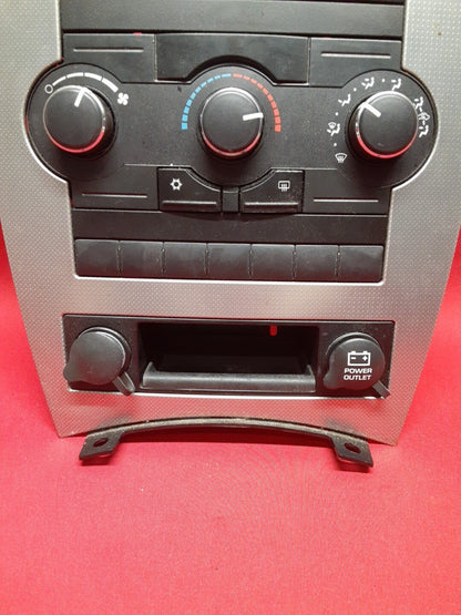 08 09 10 Mopar Jeep Grand Cherokee/Commander HVAC Climate Control W/ Dash Bezel