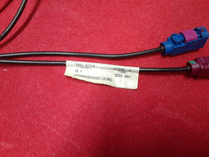 2012 Mercedes C300 C-Class Shark Fin Roof Antenna Black Painted TWO-WIRE MODEL