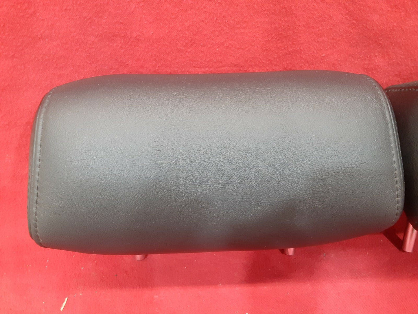 2004 - 2008 Nissan Maxima Leather Rear Left Right Headrest Set Black
