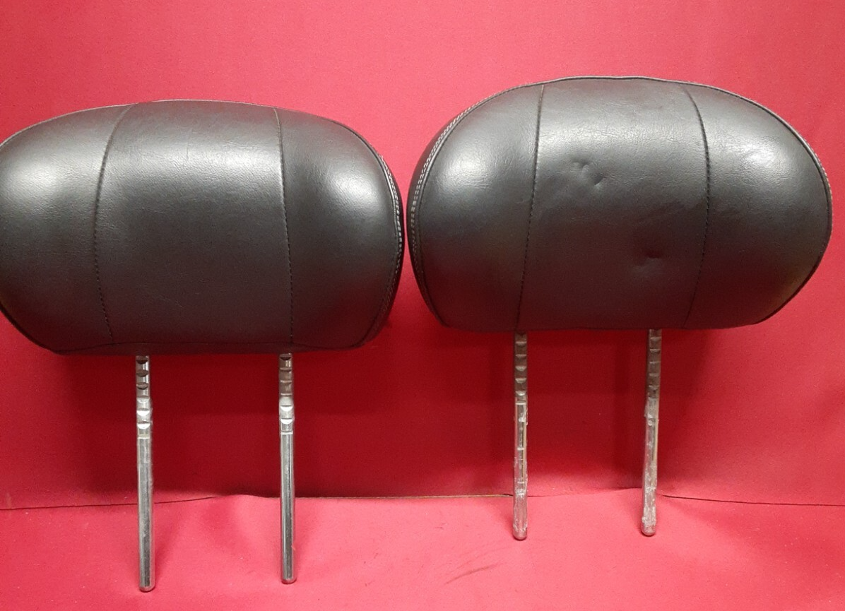 2004 Jeep Grand Cherokee Front Center Row Head Rest Set of 2 Gray XZ821DVAA