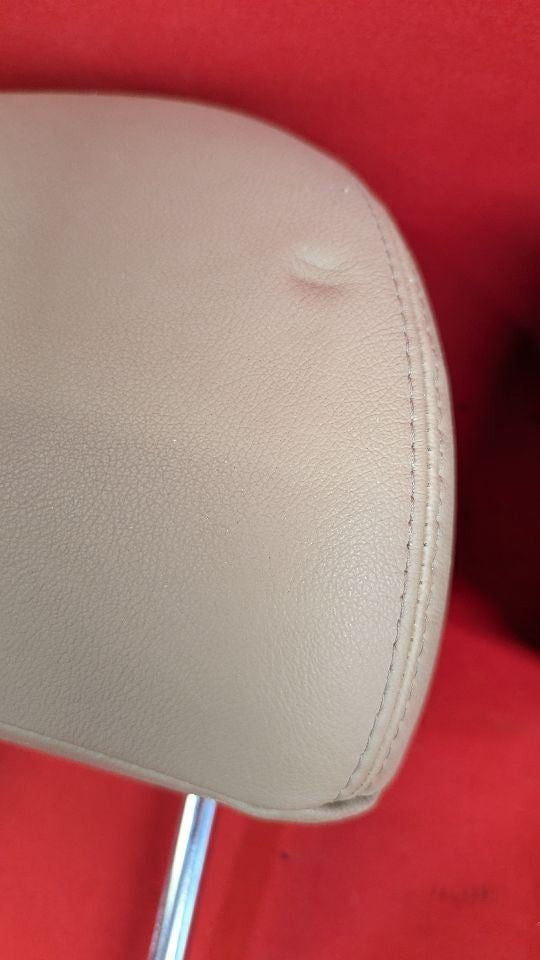 2011-2015 Hyundai Sonata FRONT Left Right Headrest Set Leather Color: Camel