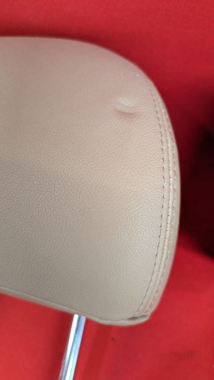 2011-2015 Hyundai Sonata FRONT Left Right Headrest Set Leather Color: Camel