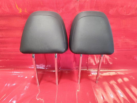 2015-2019 Subaru Legacy & Outback FRONT Seat Headrest Set Black Leather