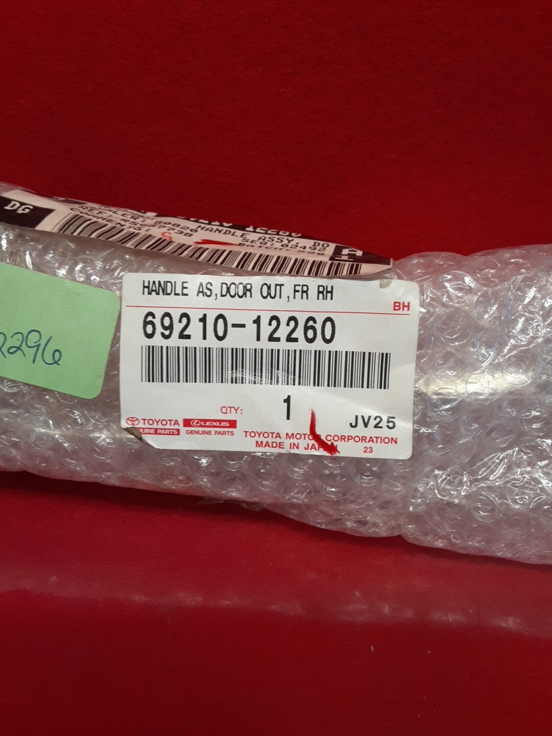 2006 - 2007 Toyota Highlander Passenger Right Side Exterior Door Handle Chrome