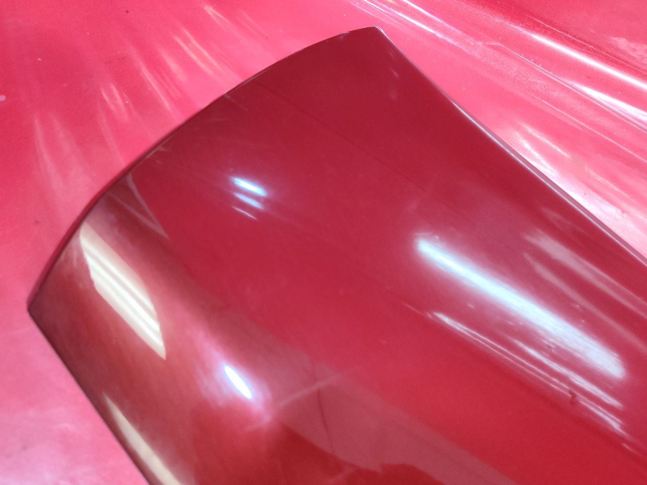 2003-2005 Toyota 4Runner FRONT LEFT DRIVER Door Trim Panel Moulding Cladding Red