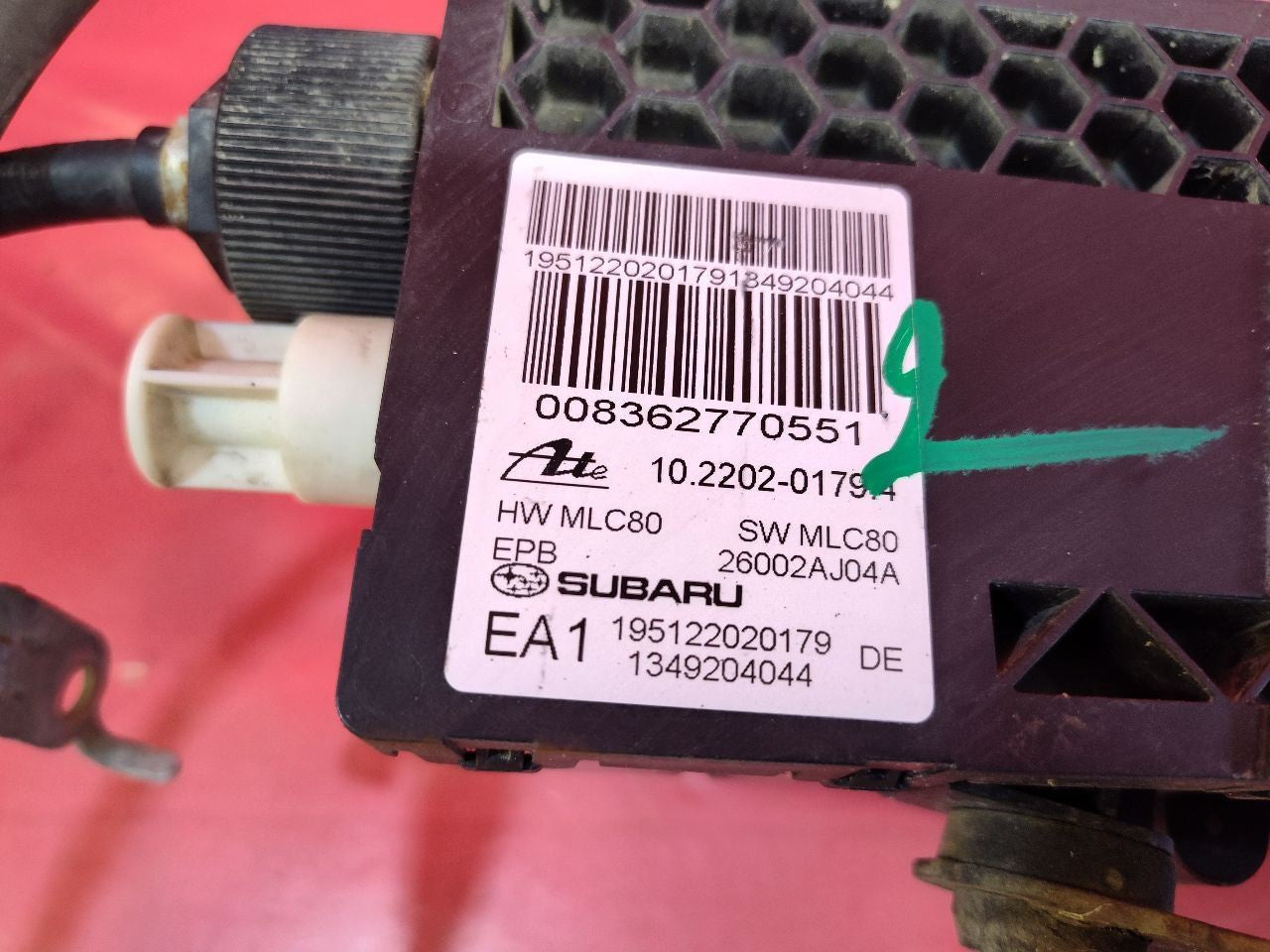 2010-2012 Subaru Outback / Legacy Emergency Parking Brake Motor Actuator Cable