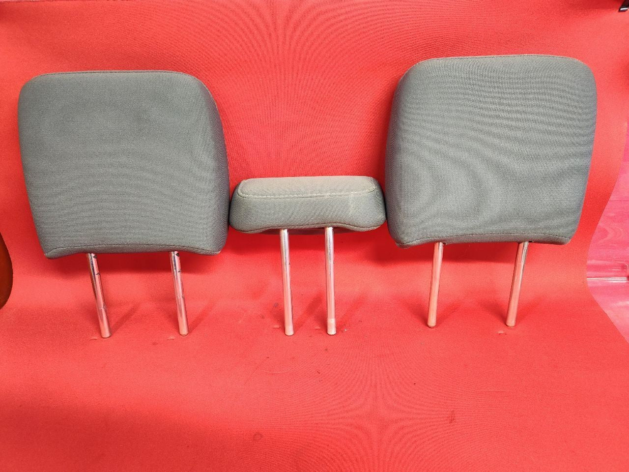2013-2020 Dodge Ram 1500 2500 3500 REAR Seat Headrest Set Grey Cloth