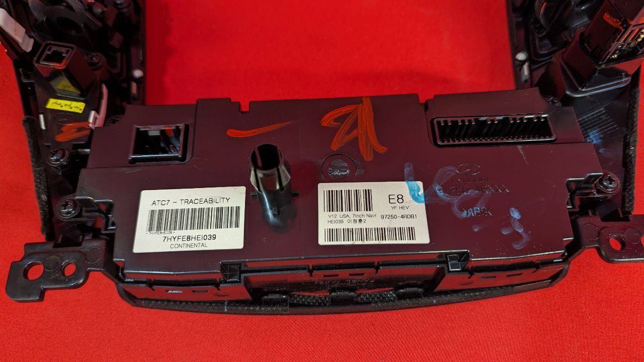2011-2015 Hyundai Sonata HYBRID Hvac Climate Control NAVIGATION + HEATED SEATS
