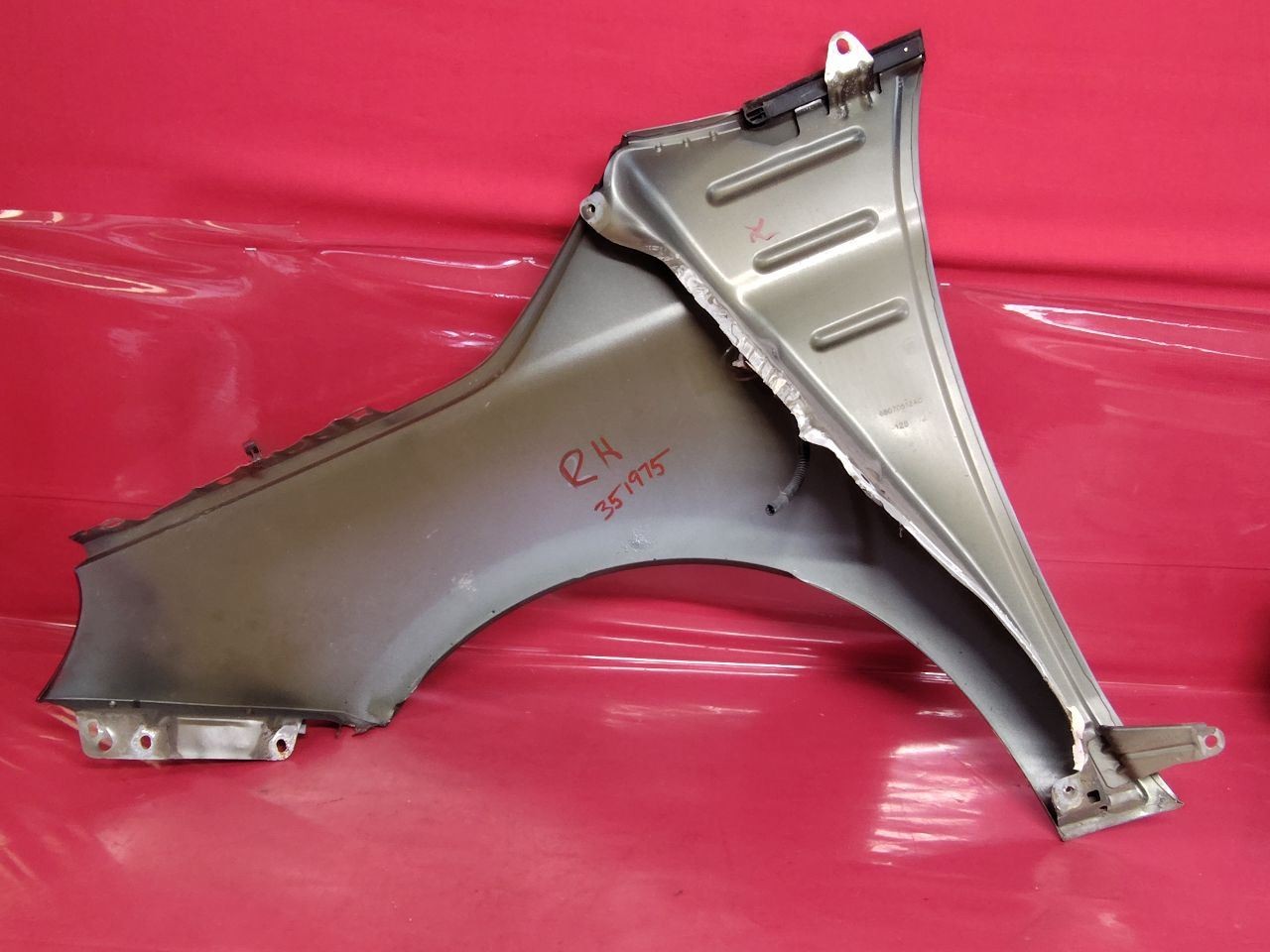 2012-2019 Fiat 500 RIGHT PASSENGER Fender Panel PFP: Oliva Green Pearl