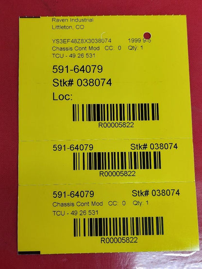 1999-2000 Saab 9-5 Automatic Transmission Control Module TCM TCU 4-Speed