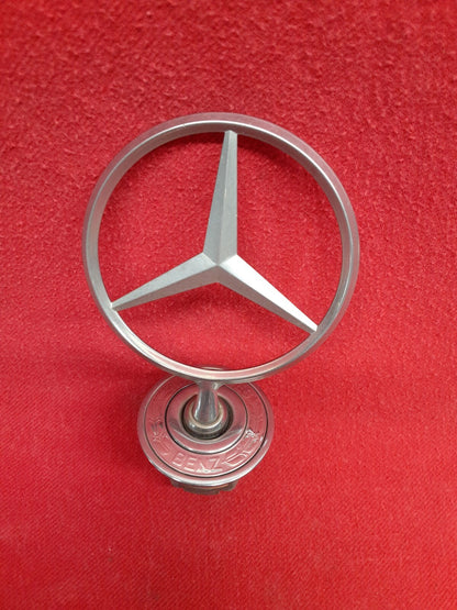 1994 - 2007 Mercedes Various Models Hood Ornament Emblem Logo Star Silver Band