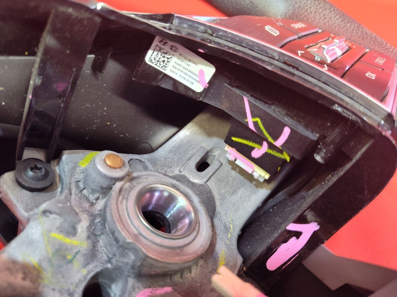 2019-2021 Kia Forte Steering Wheel Black w/ Cruise Control Base Style - 68k