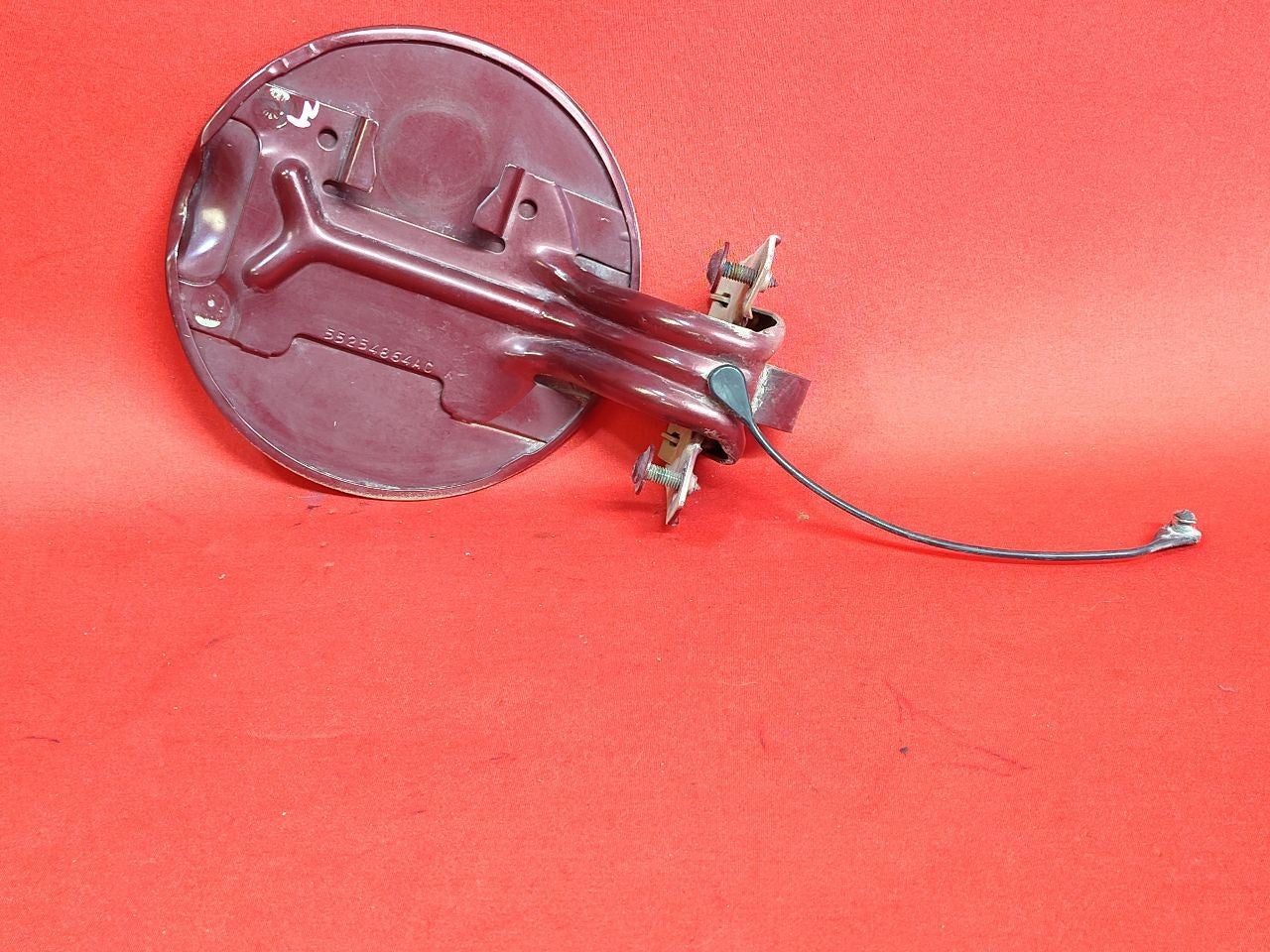 2001-2010 Dodge Dakota Fuel Filler Door Lid PRV Dark Garnet Red Pearl Coat